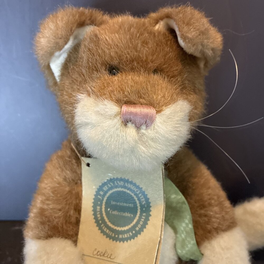 Boyds Bears Cookie Plush Cat J.B. Bean Associates Vintage Collectible - Picture 3 of 10